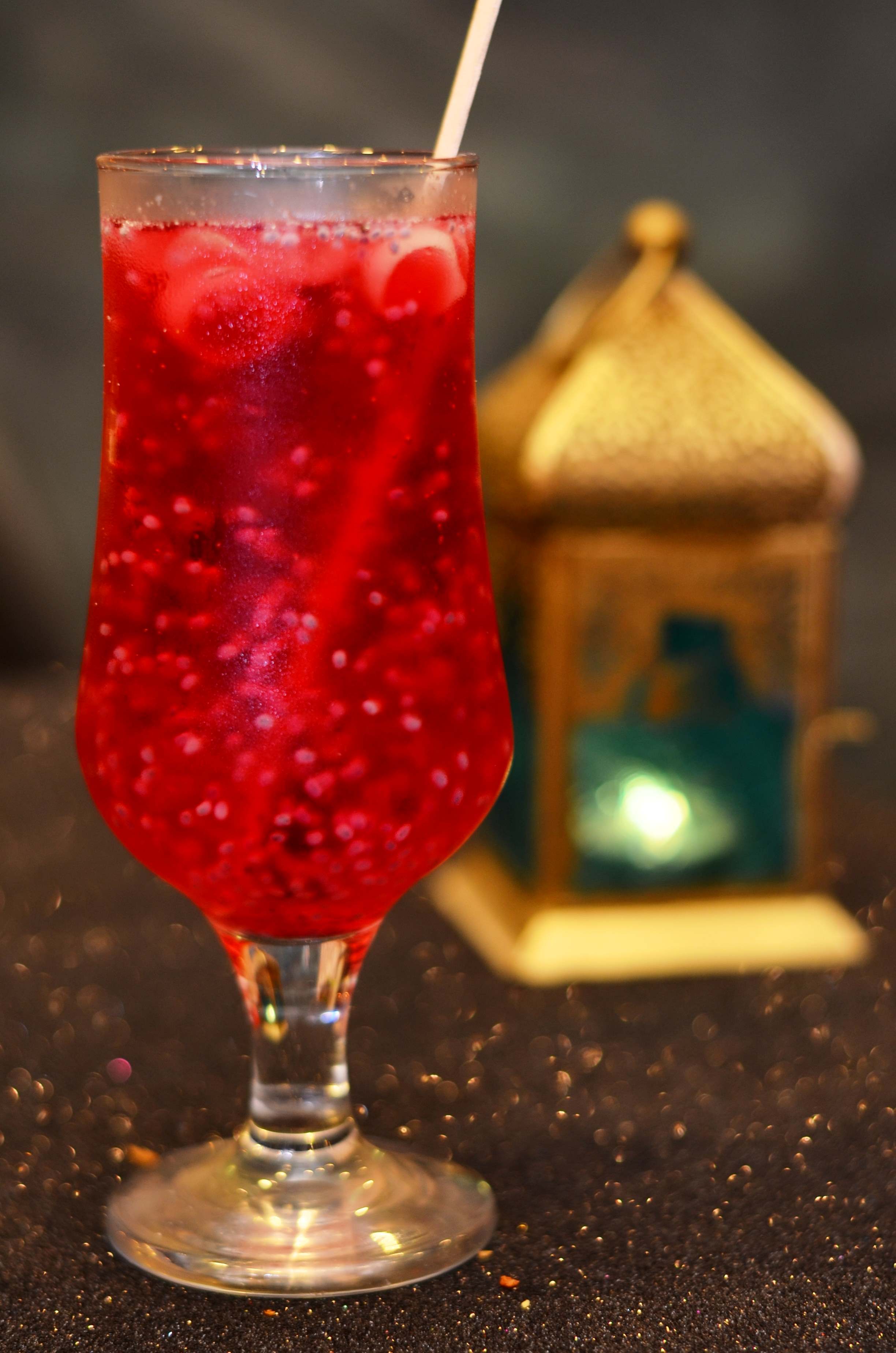 Rooh afza with lime