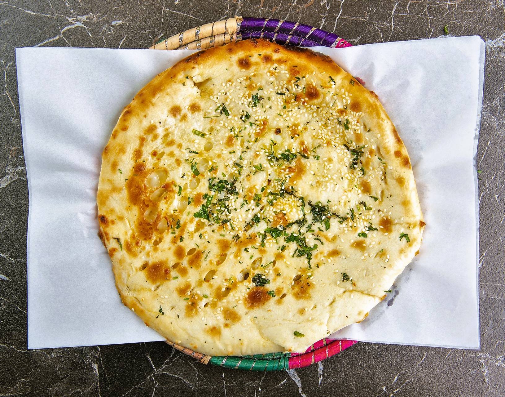 Chicken And Cheese Naan