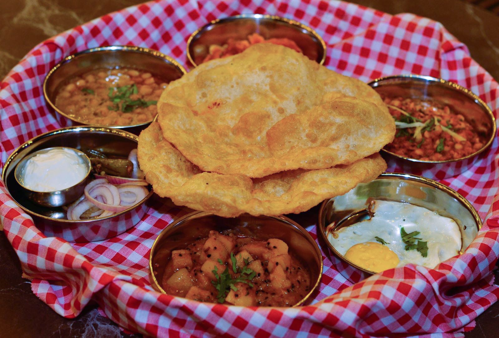 The Desi breakfast platter